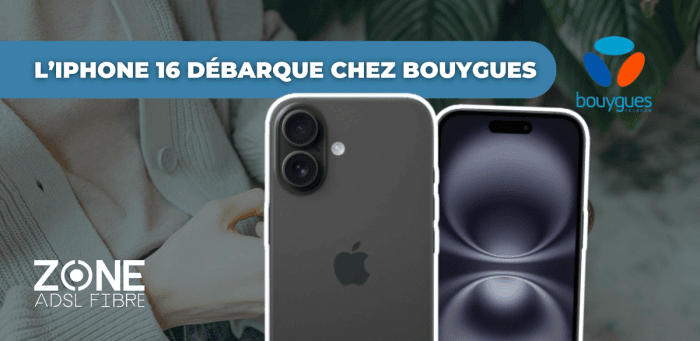 iPhone 16 à prix réduit chez Bouygues Telecom : offre à partir de 1€ !