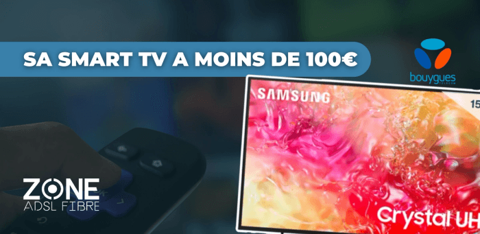 📺 Smart TV Samsung à 99€ jusqu’au 9 juin seulement