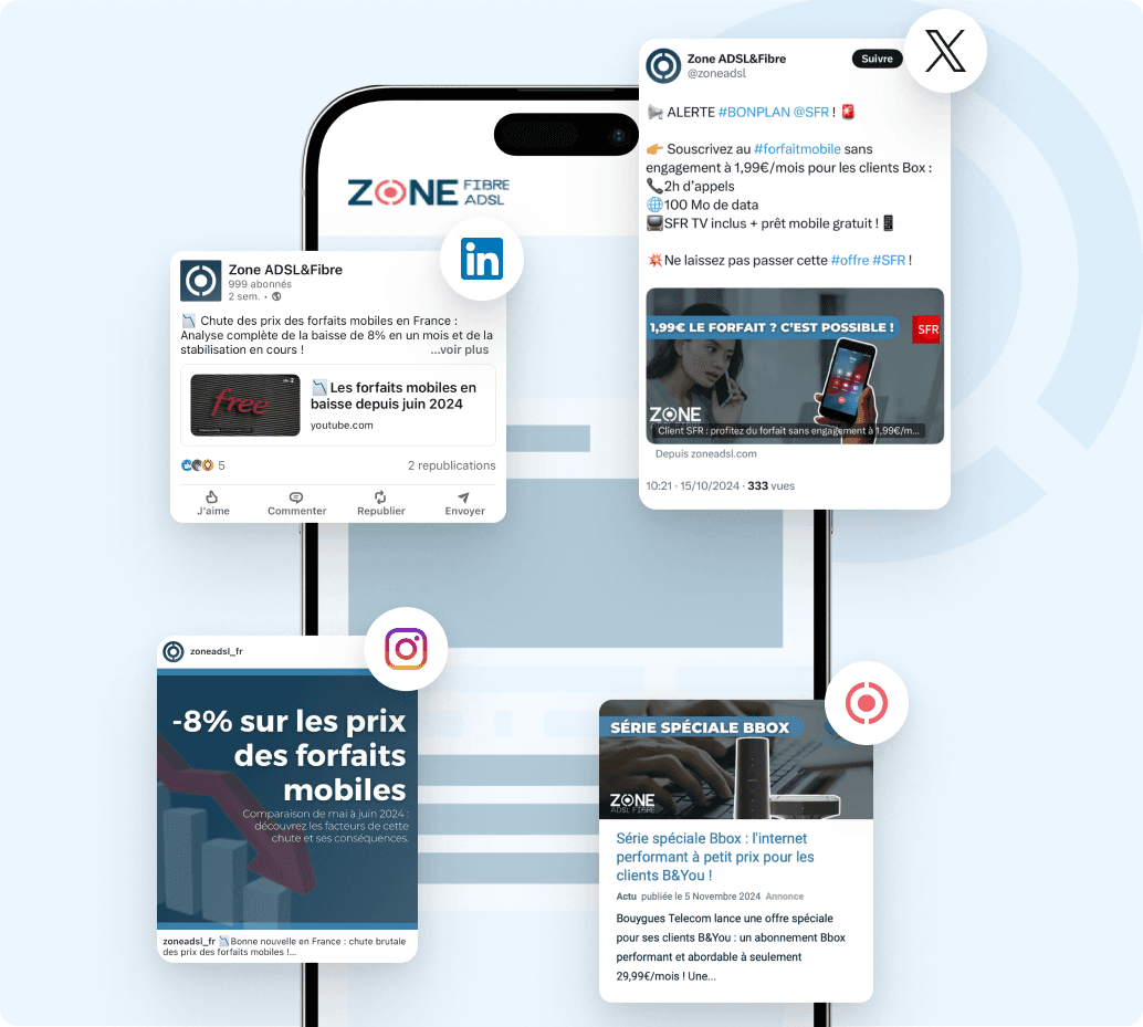 La chute des prix des forfaits mobiles